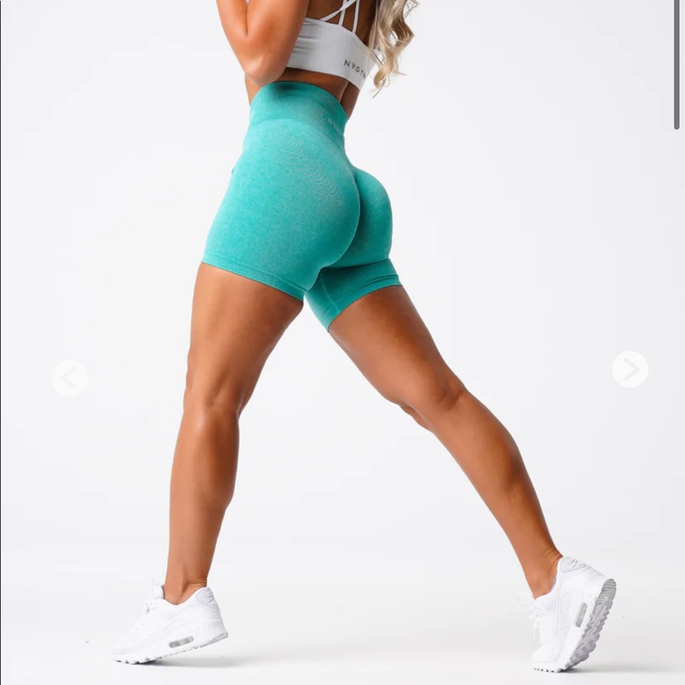 NVGTN turquoise shorts